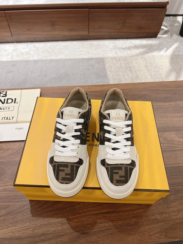 펜디 커플 레트로 캐주얼 운동화 001-171396