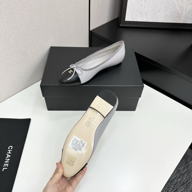 클래식 투톤 슬링백 발레리나 001-171566