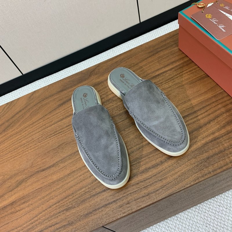 로로 피아나 남성 빈티지 스웨이드 뮬 001-172088