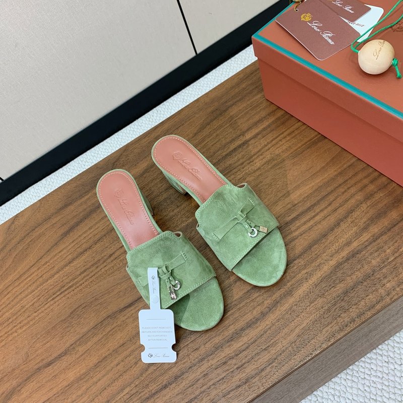 스웨이드 미들힐 슬리퍼 001-172096