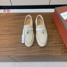 로로피아나 스파이딩 스웨이드 로퍼 001-172242