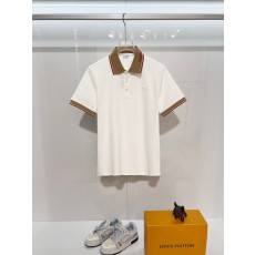 버버리 클래식 컬러 블록 칼라 반팔 폴로 셔츠 001-172774