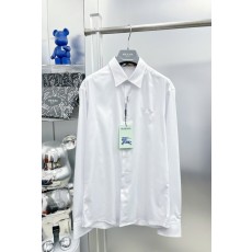 버버리 심플 엠블로더리 롱슬리브 셔츠 001-172935