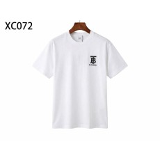버버리 로고 자수 라운드넥 면 반팔 티셔츠 001-173024