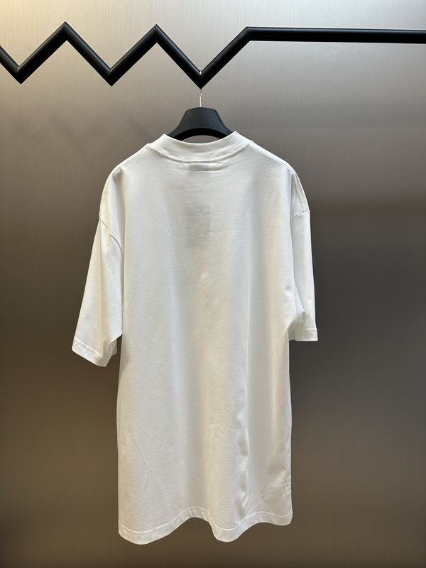 발렌시아가 나노 BB 프린트 반팔 티셔츠 001-173159