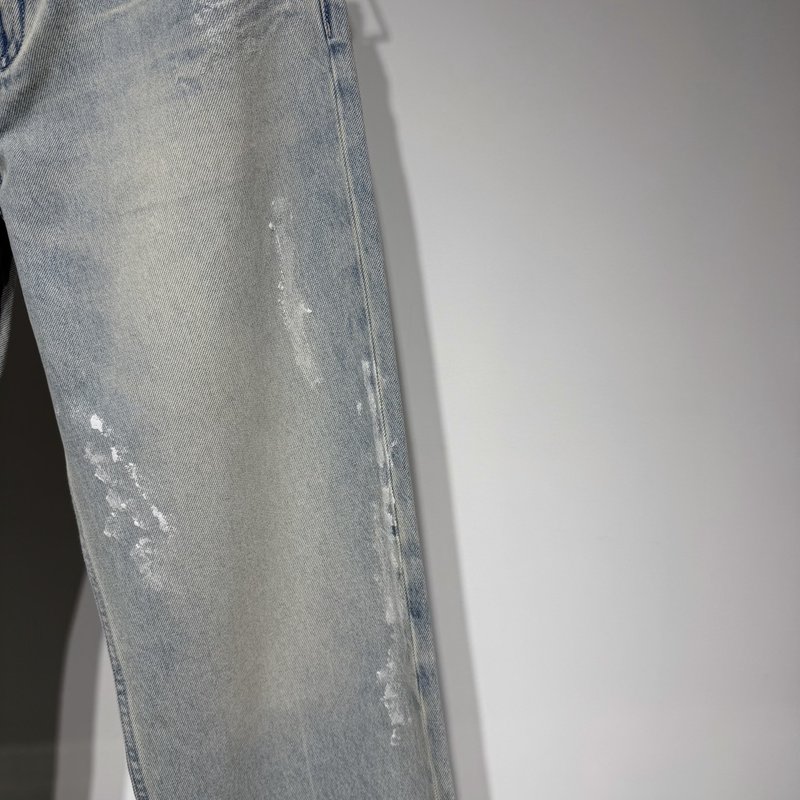 발렌시아가 핸드페인팅 루즈핏 데님 팬츠 001-173212