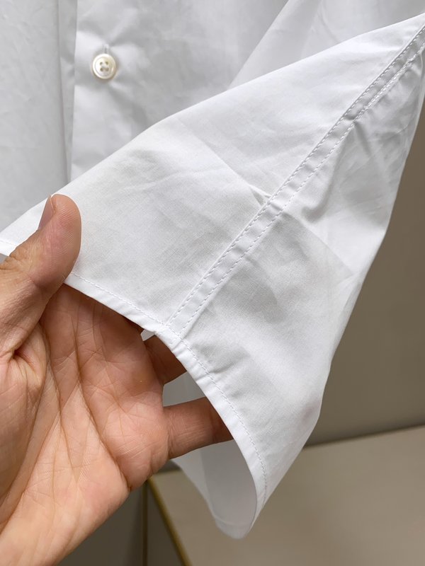 발렌시아가 남성 순면 자수 긴팔 셔츠 001-173291