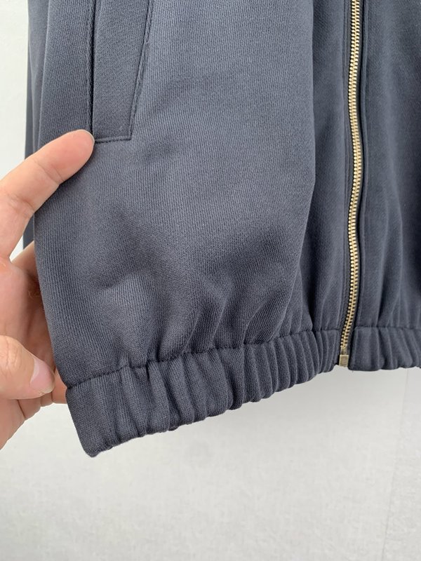발렌시아가 블랙 레드 양면 착용 지퍼 자켓 001-173312