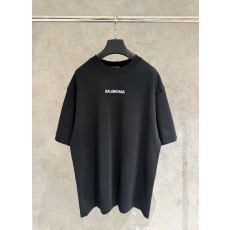 발렌시아가 로고 자수 반팔 티셔츠 001-173390