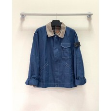 스톤아일랜드 데님 변색 배지 자켓 아우터 001-173464