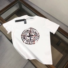 스톤아일랜드 면 프리워시 커플 반팔 티셔츠 001-173616