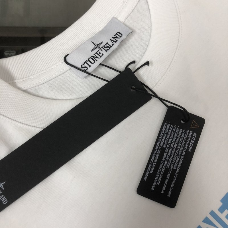스톤아일랜드 면 반팔 티셔츠 001-173638