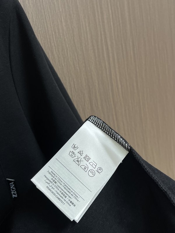 제냐 남성 커스텀 패브릭 반팔 티셔츠 001-173776