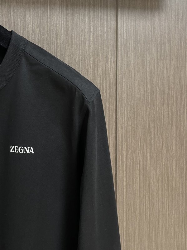 제냐 라운드넥 긴팔 티셔츠 001-173827