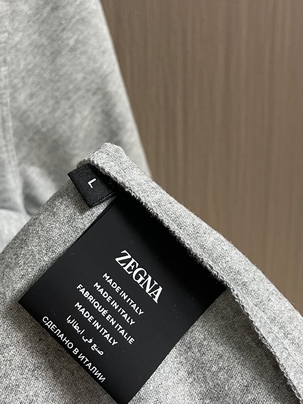 제냐 남성 라운드넥 반팔 티셔츠 면 001-173834