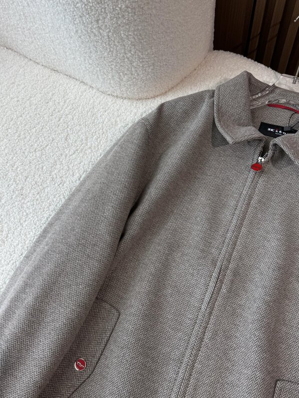 Kiton 가을 겨울 턱도리 헤링본 비즈니스 캐주얼 자 001-173844