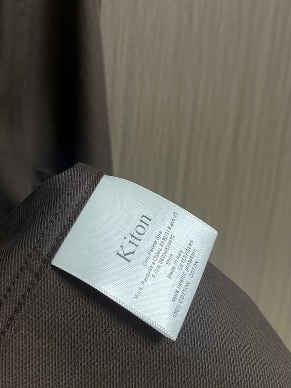 Kiton早春新상품 긴팔 셔츠 001-173856