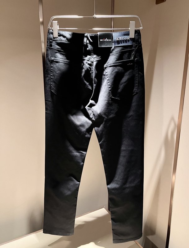 Kiton 남성 프리미엄 캐주얼 슬림핏 롱팬츠 001-173863