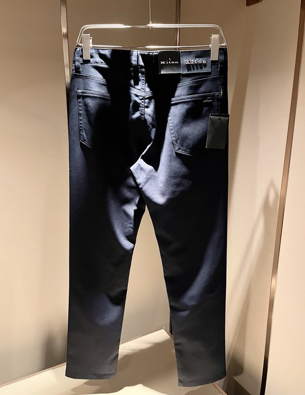 Kiton 남성 프리미엄 슬림 핏 캐주얼 팬츠 001-173864