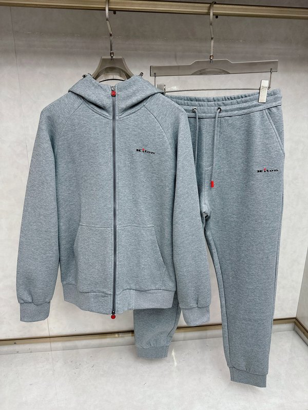 Kiton 가을 겨울 캐주얼 패션 세트 001-173872