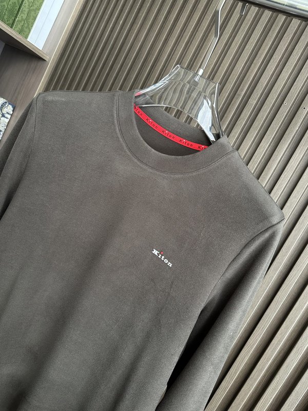 Kiton 웜진저 텐셀 드론 가을 겨울 티셔츠 001-173890