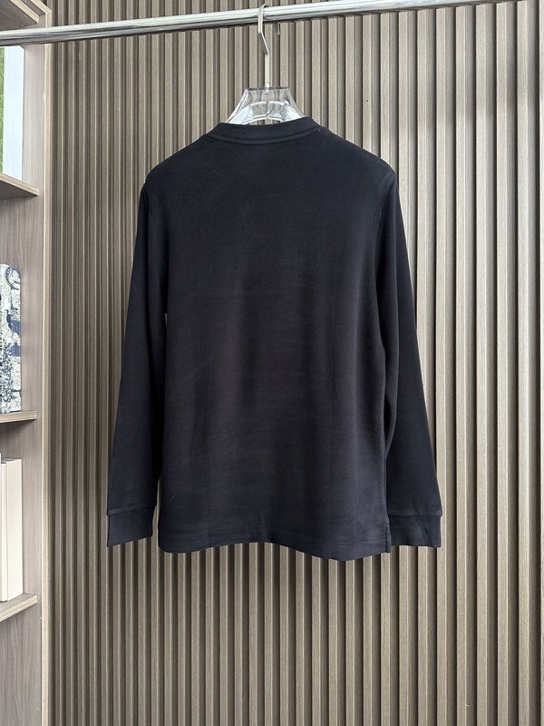 Kiton 가을 겨울 신상 텐셀 데론 니트 티셔츠 001-173891