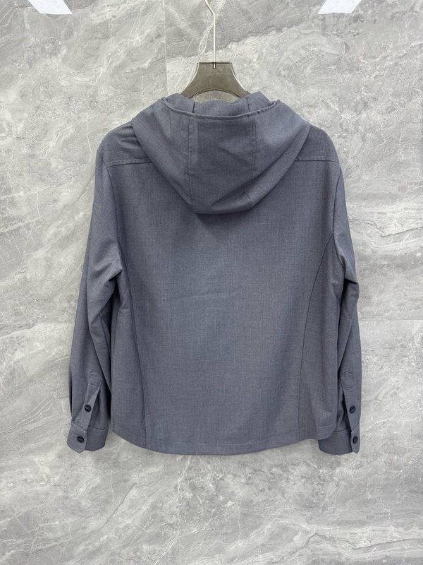 Kiton 비즈니스 심플 후드 재킷 001-173923