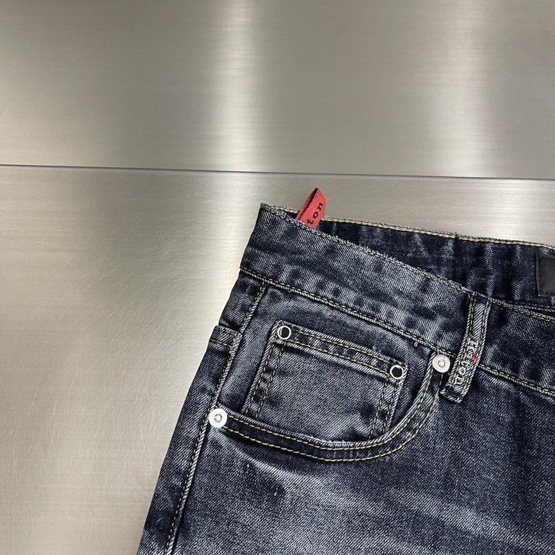 Kiton 봄여름 신상 스트레치 슬림 데님 팬츠 001-173969