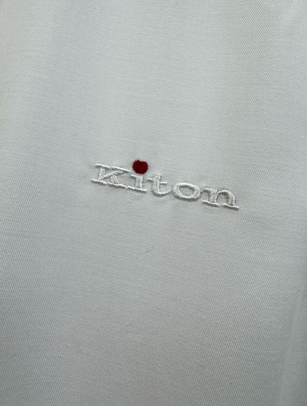 Kiton 남성 비즈니스 캐주얼 면 셔츠 001-173970