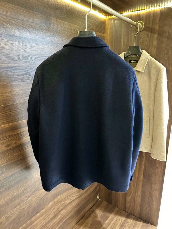 Kiton 울 캐시미어 혼방 남성 셔츠 재킷 001-173984