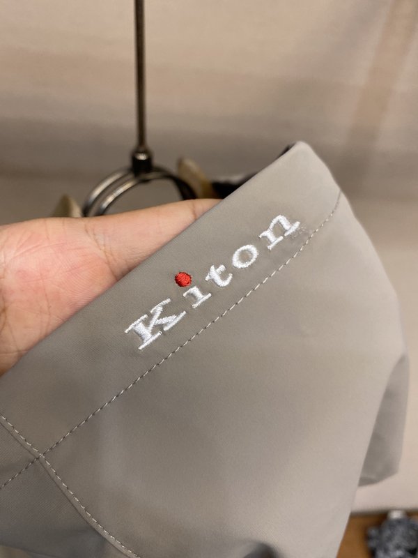 Kiton 남성 캐주얼 맞춤 재킷 아우터 001-173997