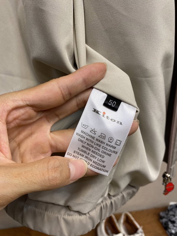 Kiton 남성 캐주얼 맞춤 재킷 아우터 001-173997