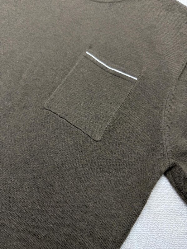 Kiton 니트 긴팔 라운드넥 상의 001-174008