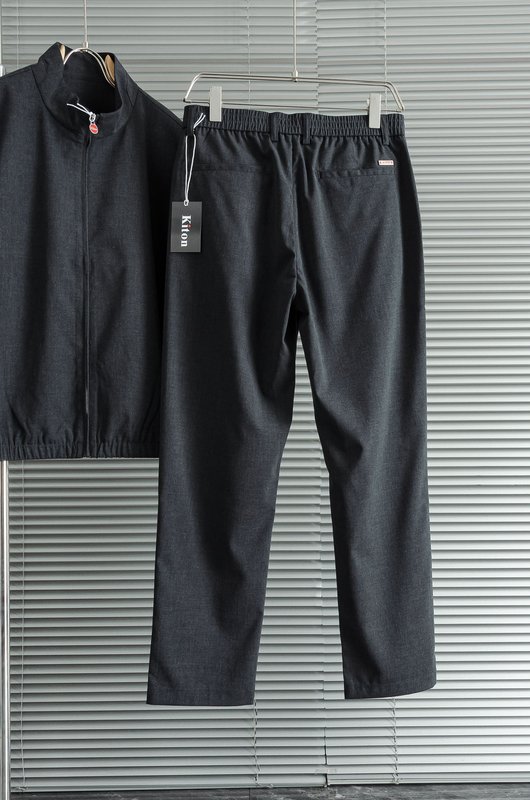 Kiton 남성 캐주얼 스포츠 세트 재킷 및 바지 001-174011