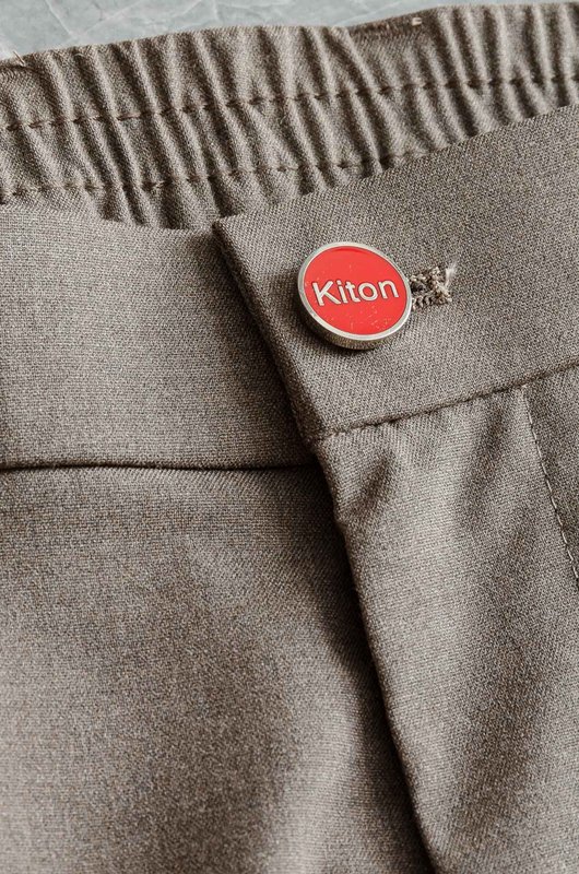 Kiton 남성 캐주얼 스포츠 세트 재킷 및 바지 001-174015