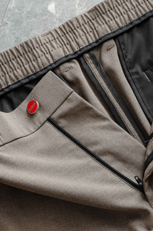 Kiton 남성 캐주얼 스포츠 세트 재킷 및 바지 001-174015