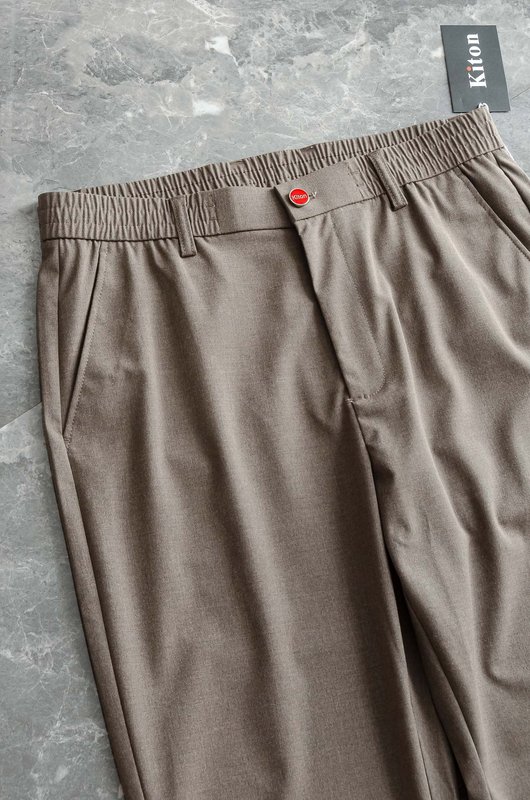 Kiton 남성 캐주얼 스포츠 세트 재킷 및 바지 001-174015