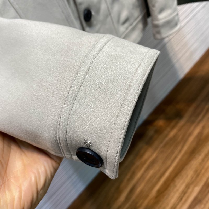 Kiton 가을 겨울 브러시드 테크니컬 칼라 자켓 001-174030