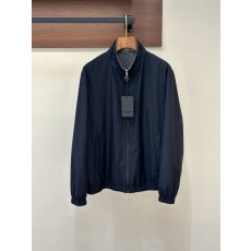 키톤 지퍼 양면 착용 스탠드 칼라 자켓 001-174041
