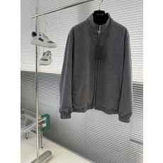 키톤 지퍼 양면 착용 스탠드 칼라 재킷 001-174047