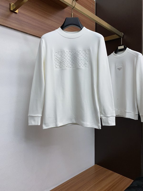 루이비통 남성 라운드넥 긴팔 티셔츠 001-174128