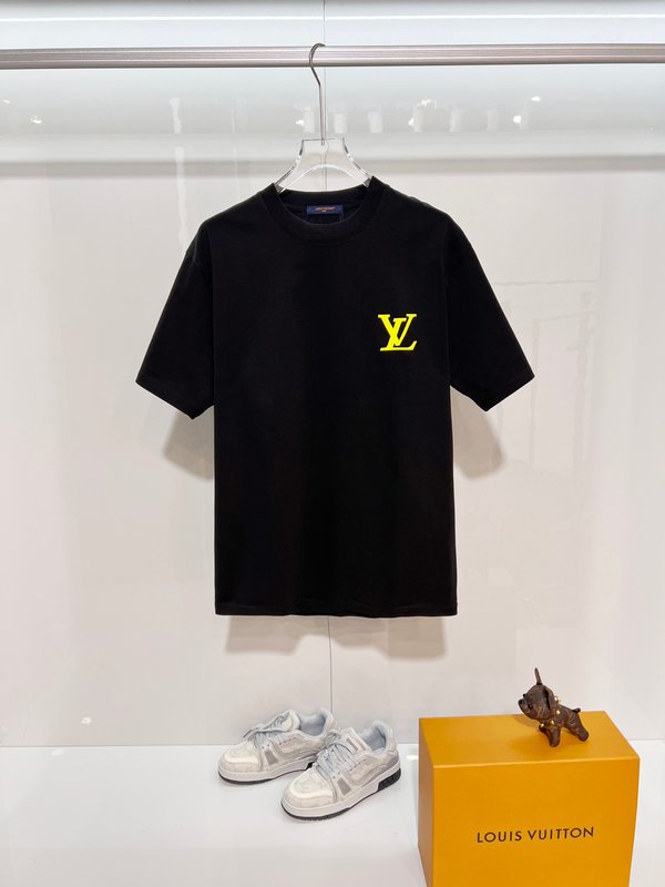 루이비통 면 라운드넥 반팔 티셔츠 001-174515