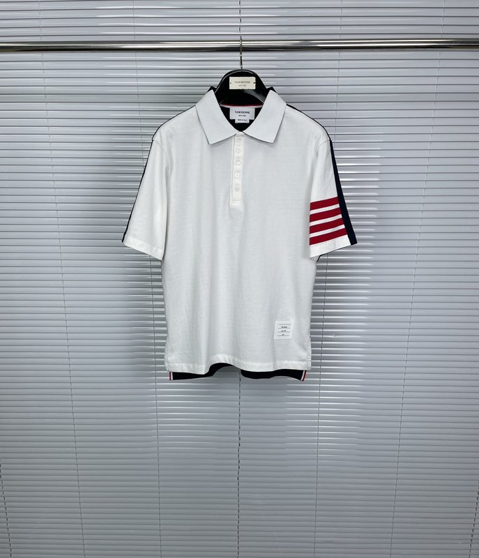 톰브라운 2025SS 4 바 포로 셔츠 001-174961