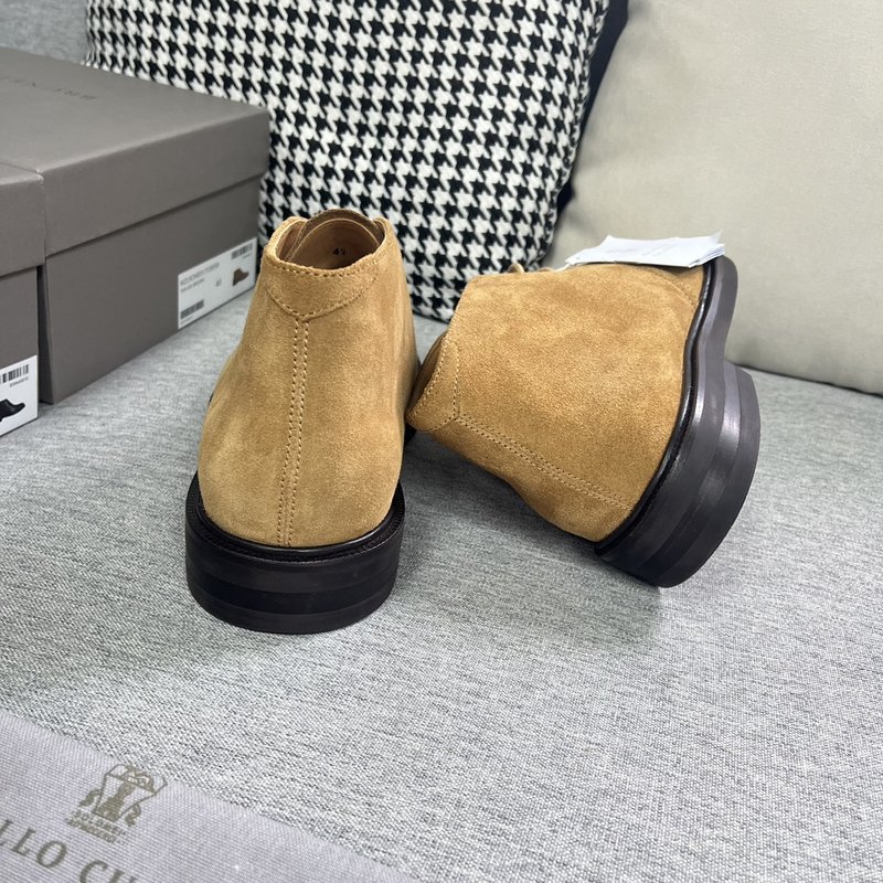 브루넬로 쿠치넬리 남성 스웨이드 부츠 001-175399
