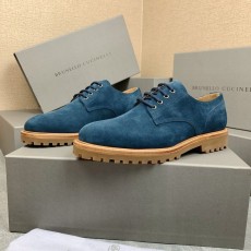 브루넬로 쿠치넬리 남성 스웨이드 캐주얼 슈즈 001-175461