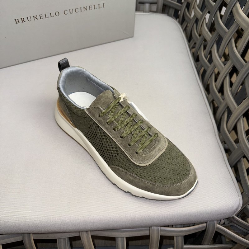 브루넬로 쿠치넬리 니트 스니커즈 001-175586