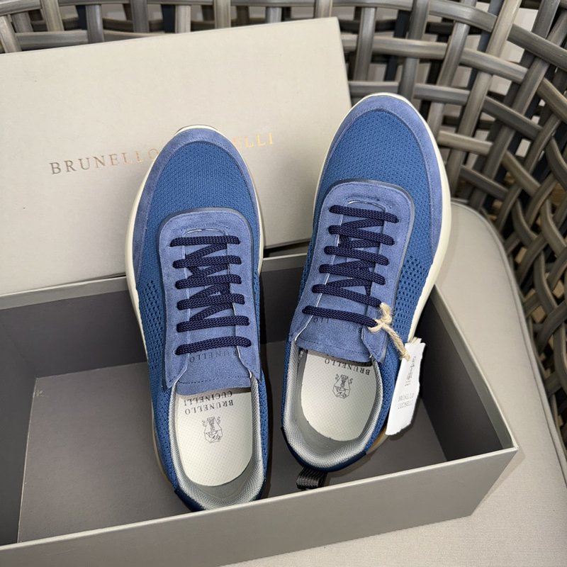 Brunello Cucinelli 니트 스니커즈 001-175587
