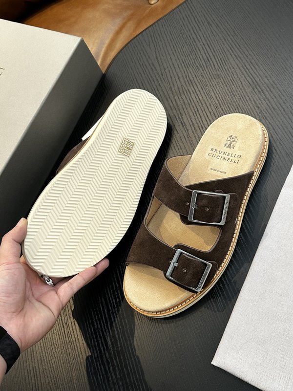 브루넬로 쿠치넬리 P530 남성 샌들 001-175631