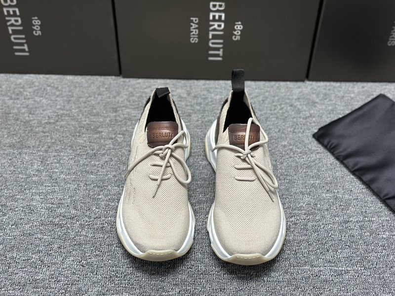 Berluti 섀도우 니트 스니커즈 001-175660