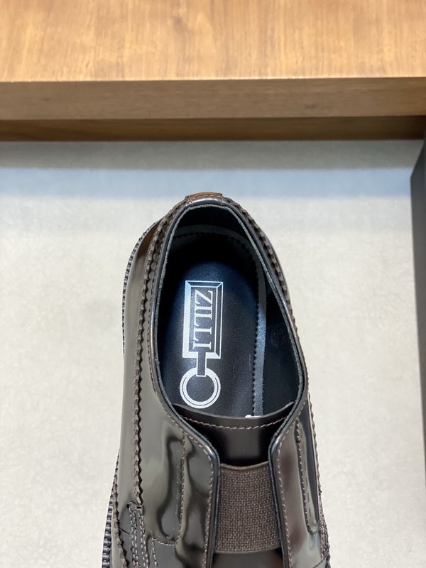 ZILLI 남성 프리미엄 소가죽 캐주얼 구두 001-175746